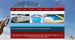 Desktop Screenshot of abovewaterpools.com